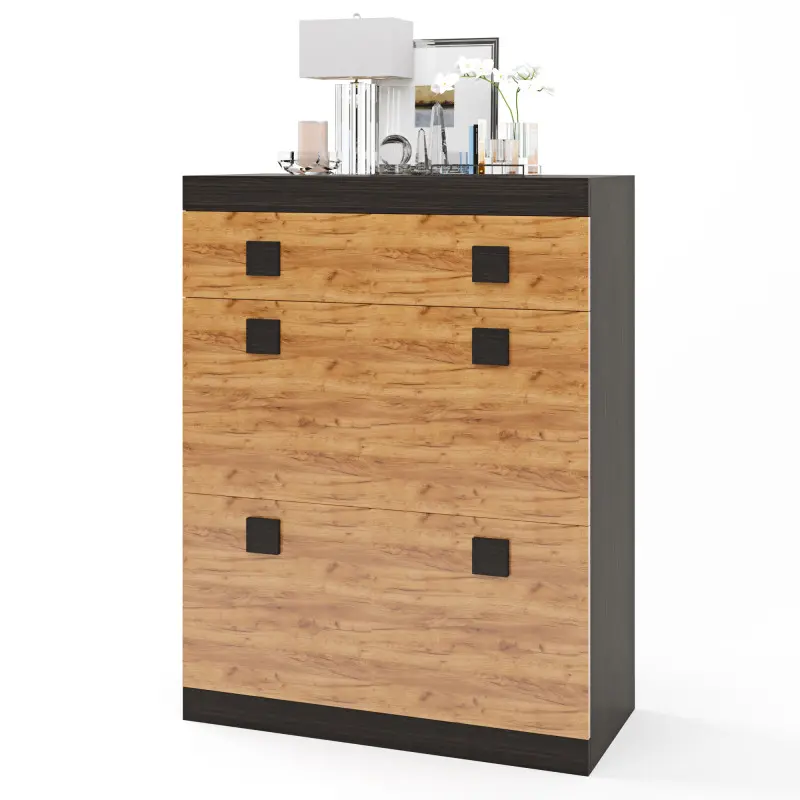 Тумба для обуви Еверест Соната 800 Венге темный/ДУб крафт золотой (26767145)