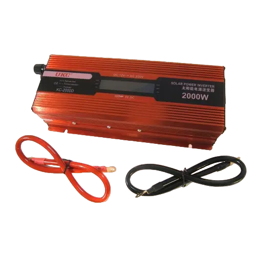 Инвертор автомобильный UKC 12V-220V 2000W с LCD экраном KC-2000D (14-3-03739)