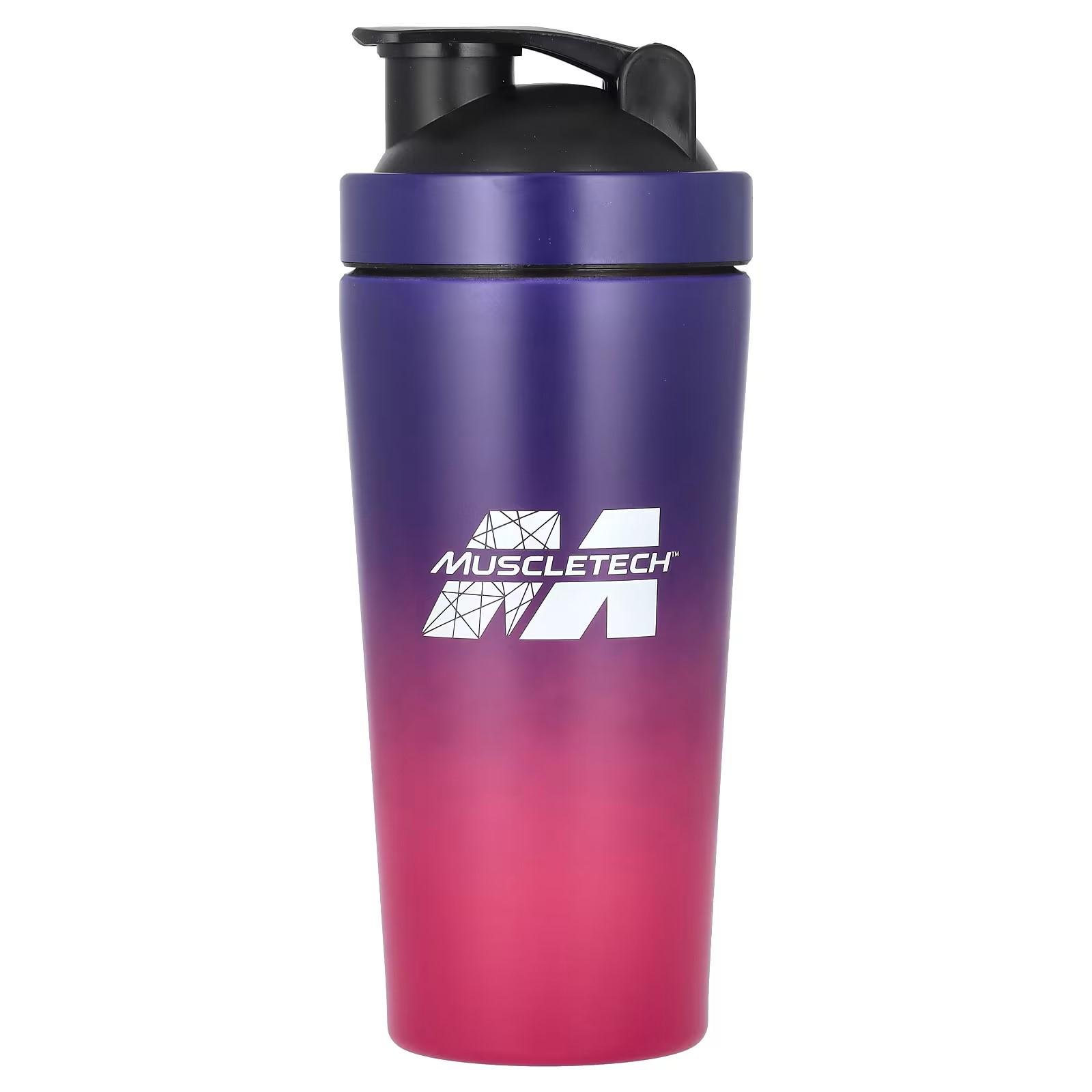 Бутылка-шейкер MuscleTech Shaker Bottle Stainless Steel 739 мл Purple/Pink