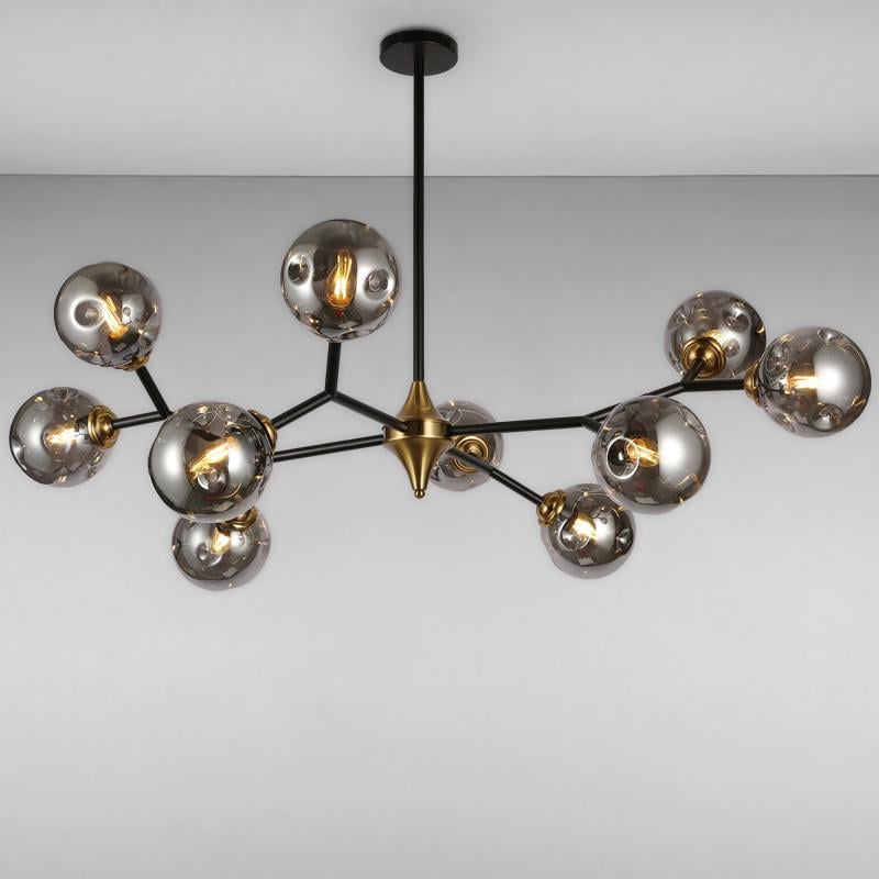 Люстра молекула подвесная Light House LS-17073-10 Черный (16221)