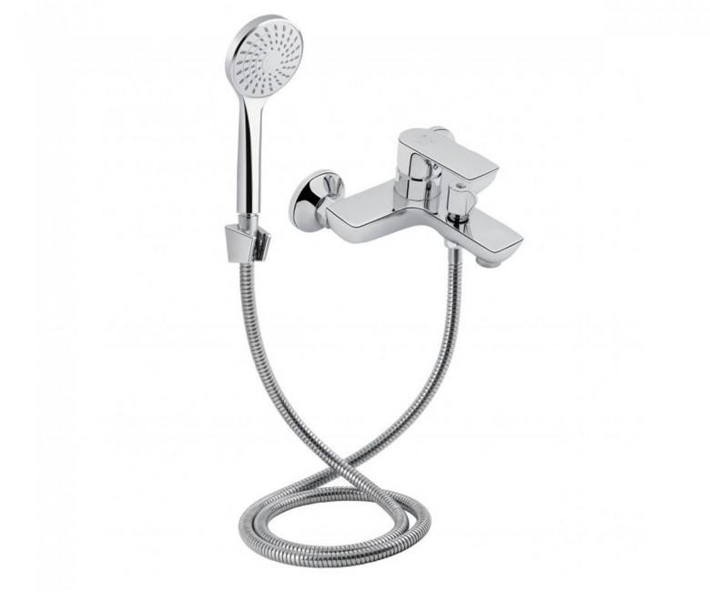 Смеситель для ванны Lidz CRM 23 48 006-1 New с душевым набором LIDZCRM23480061 Хром (81048)