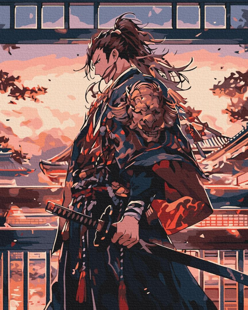 Картина по номерам Brushme Самурай 40x50 см (PBS53833)