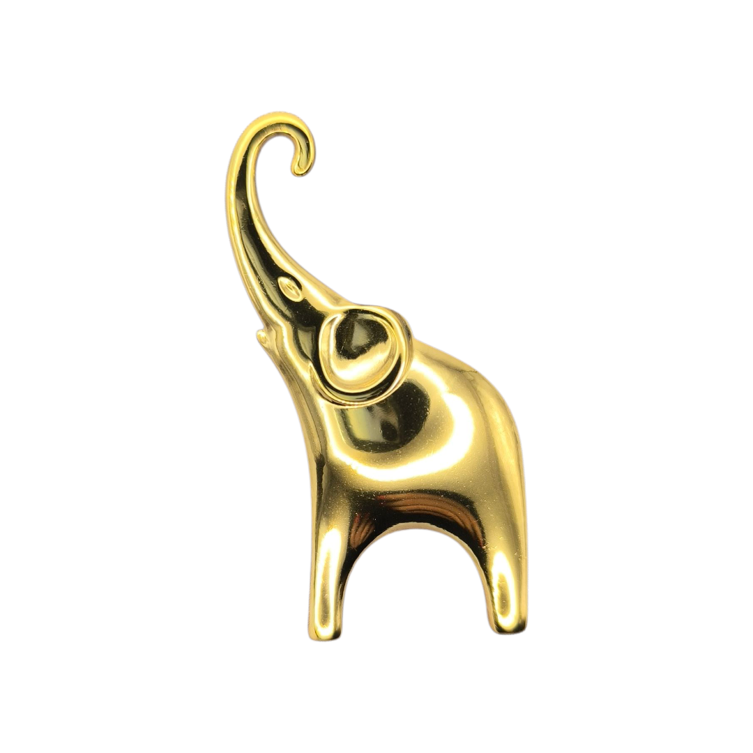 Брошка Слон 62x34 мм Золотий (158511302)