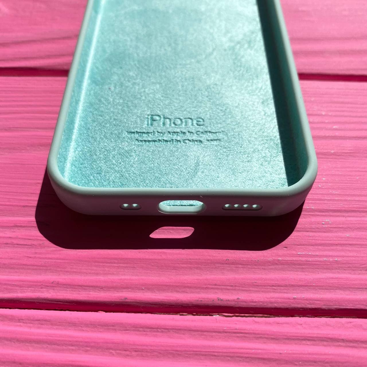 Чехол Silicone Case для Apple iPhone 12 Mini Mist Blue - фото 2