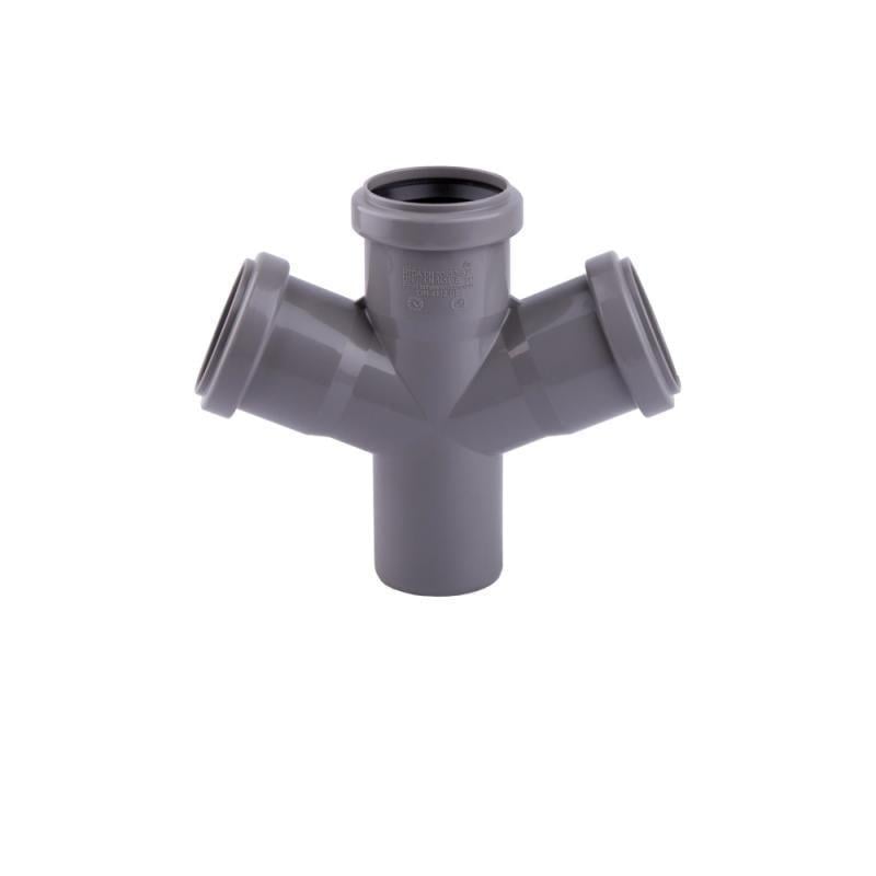 Крестовина канализационная TA Sewage 110 мм 45° (CZ110004)