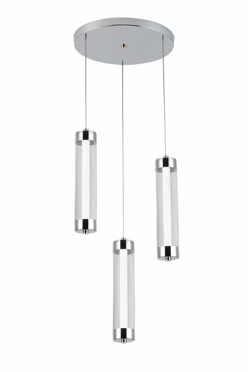 Подвесной светильник светодиодный Valeso G 2664/3P 24W Хром (2664/3P)