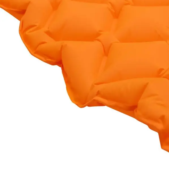 Коврик надувной из TPU с подушкой 190х55х3 см Оранжевый (SJ-0084O) - фото 6