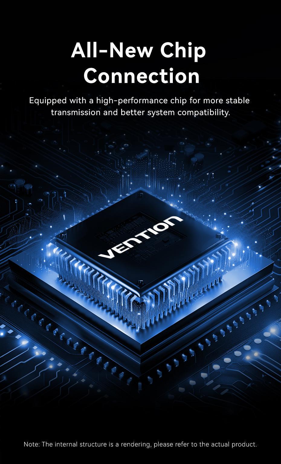 Адаптер USB-C Vention USB RJ45 0.15 м Серый (CFSHB) - фото 6