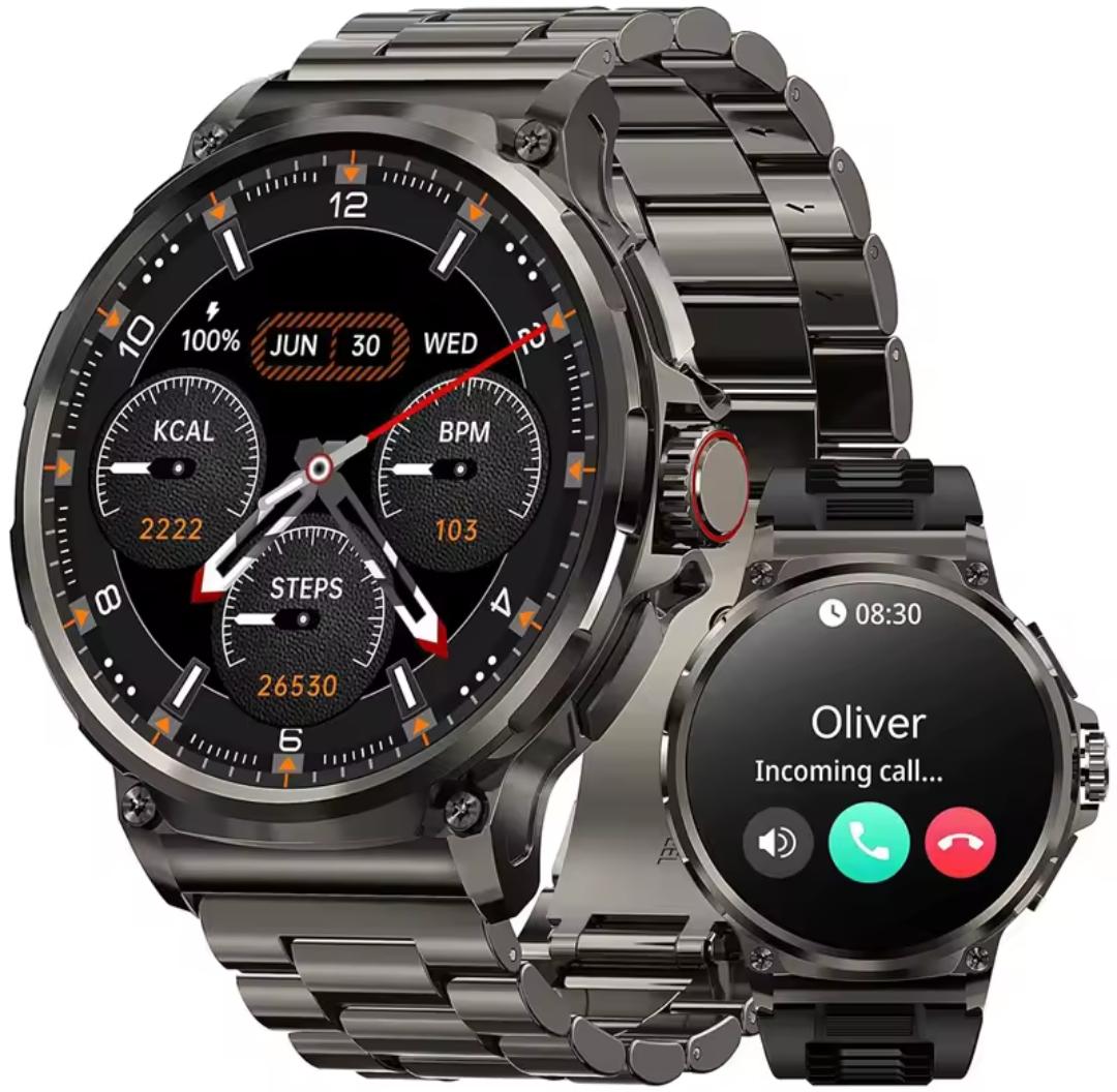 Смарт Часы мужские Power Pro батарея Компас/Android/IOS 710 mAh Черный - фото 6 Смарт Часы мужские Power Pro батарея Компас/Android/IOS 710 mAh Черный - фото 6