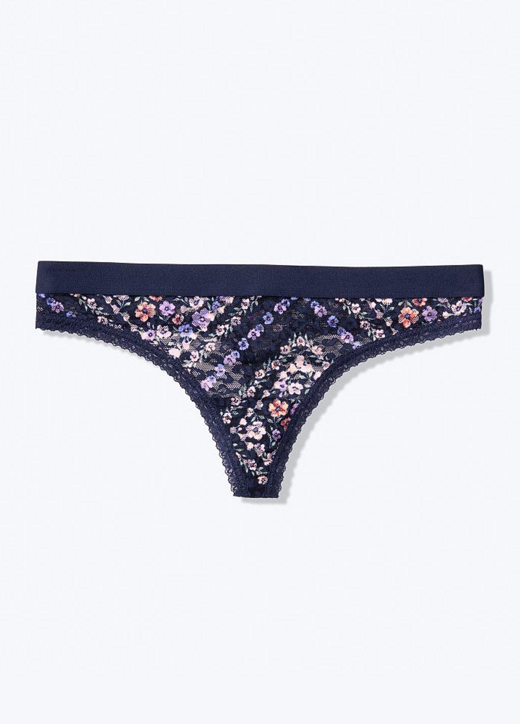 Женские трусы Victoria's Secret 000407873CI8M M Синий (27597916)