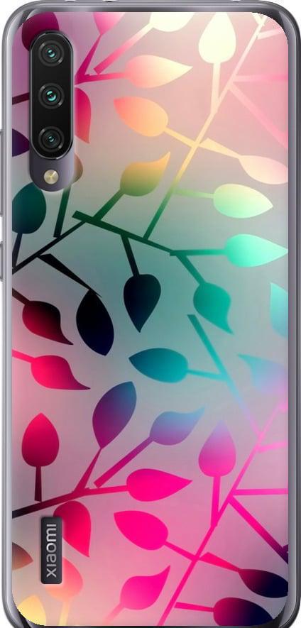 Чехол на Xiaomi Mi A3 Листья (2235t-1737-42517) Чехол на Xiaomi Mi A3 Листья (2235t-1737-42517)