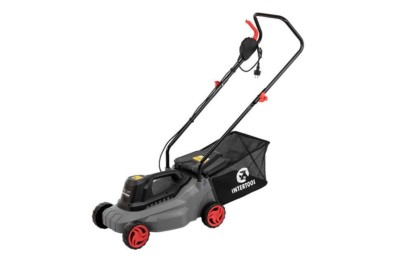 Газонокосилка электрическая Intertool 1200 Вт 320 мм 320 мм 30 л (DT-2260)