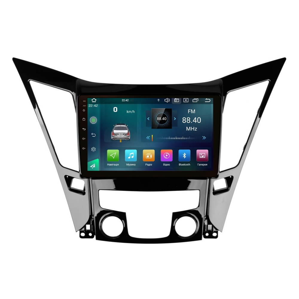 Магнитола штатная CYCLONE C9-006 DVR DSP Carplay 2/32 GB для Hyundai Sonata 2010-2014 г. с цветным экраном (AR-81171)