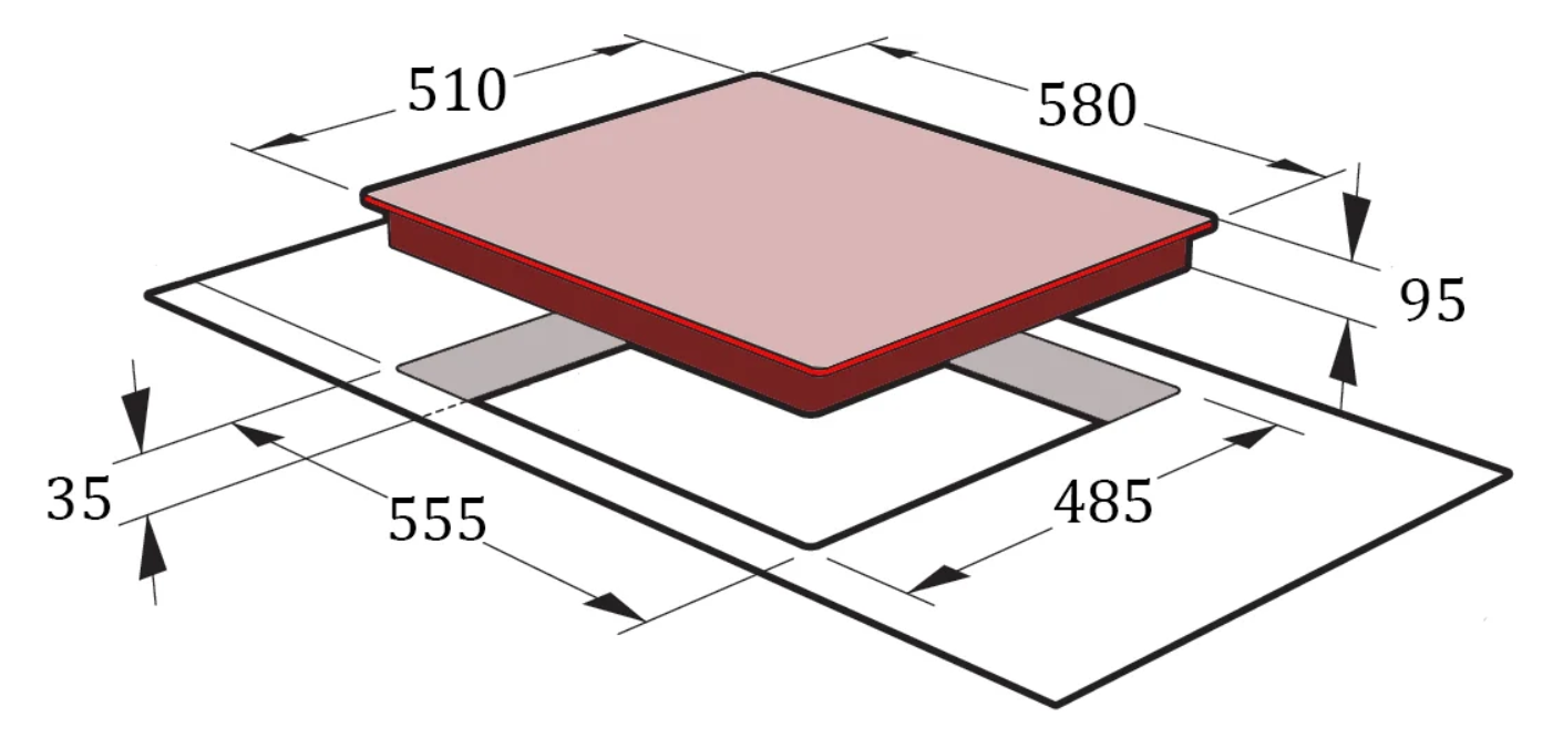 Газова варильна поверхня Gunter&Hauer GH 608 IX - фото 7 Газова варильна поверхня Gunter&Hauer GH 608 IX - фото 7