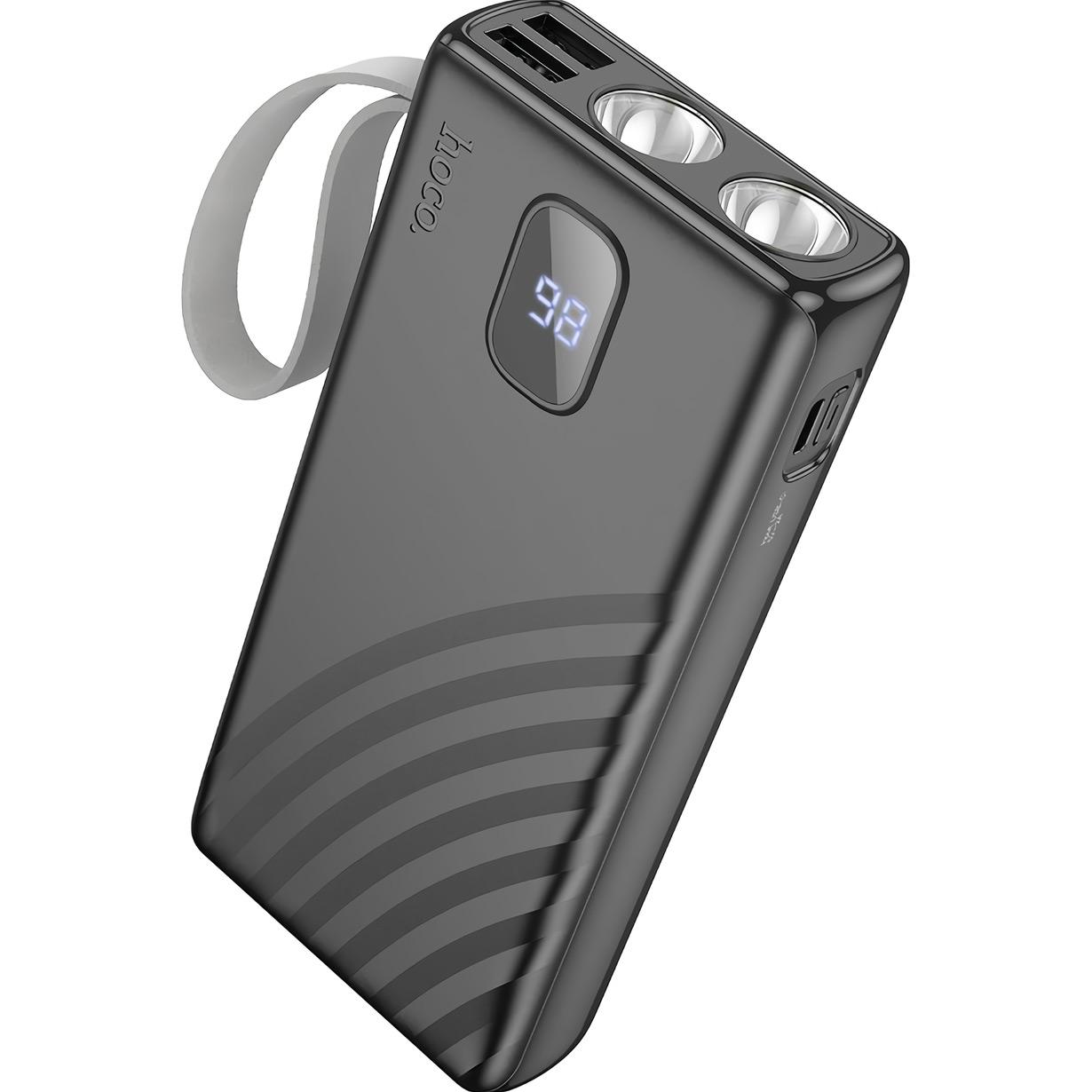 Зовнішній акумулятор Hoco J129A Nature 20000 mAh 10W Black