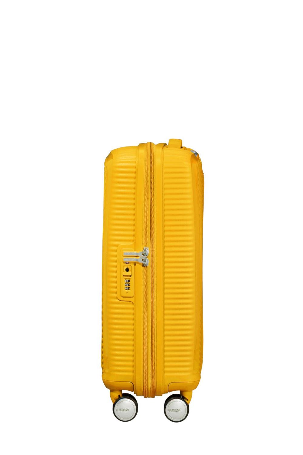 Валіза з розширенням American Tourister Soundbox 55x40x20/23 см Жовтий (32G-06001) - фото 7