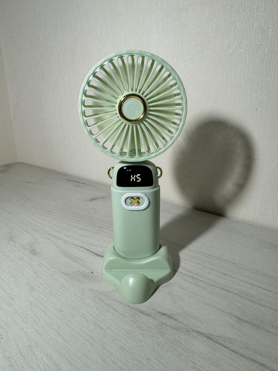 Вентилятор міні акумуляторний 5 швидкостей з підставкою для телефону 3000 mAh - фото 5 Вентилятор міні акумуляторний 5 швидкостей з підставкою для телефону 3000 mAh - фото 5