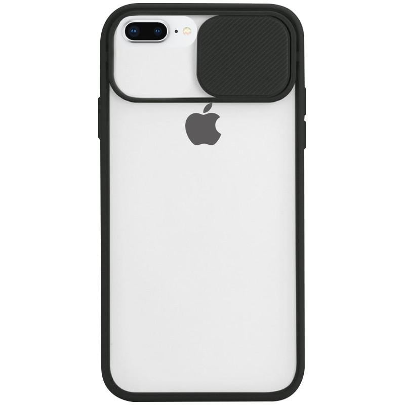 Чехол Camshield mate TPU со шторкой для камеры для iPhone 7/8 Plus Черный