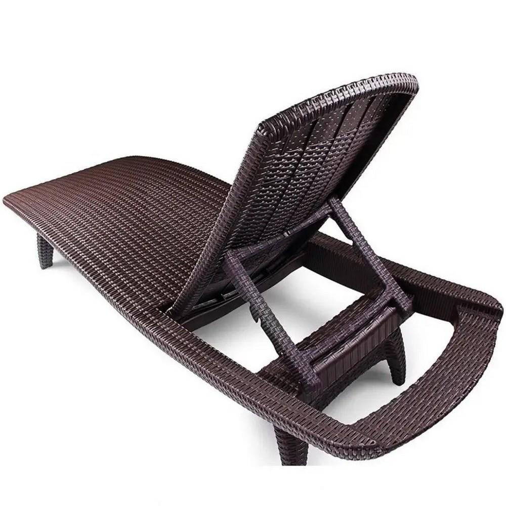 Шезлонг Keter Pacific Коричневый (211104) - фото 3 Шезлонг Keter Pacific Коричневый (211104) - фото 3