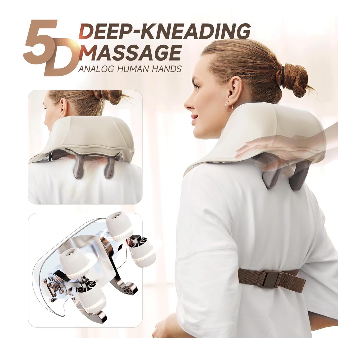 Массажер DamKee для шеи и спины электрический подушка с 5D-массажем релакс - фото 3 Массажер DamKee для шеи и спины электрический подушка с 5D-массажем релакс - фото 3