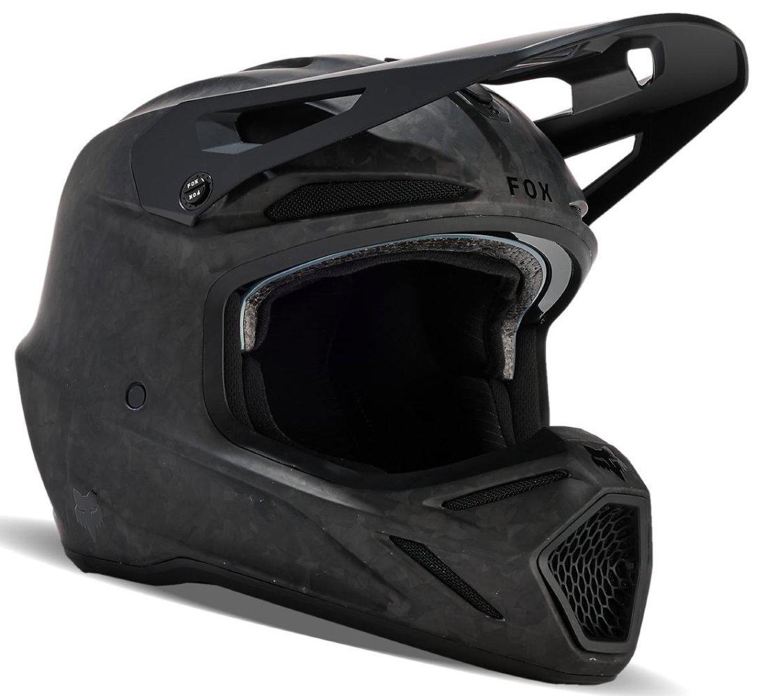 Мотошлем Fox V3 RS Helmet SOLID S Matte Black (46380)