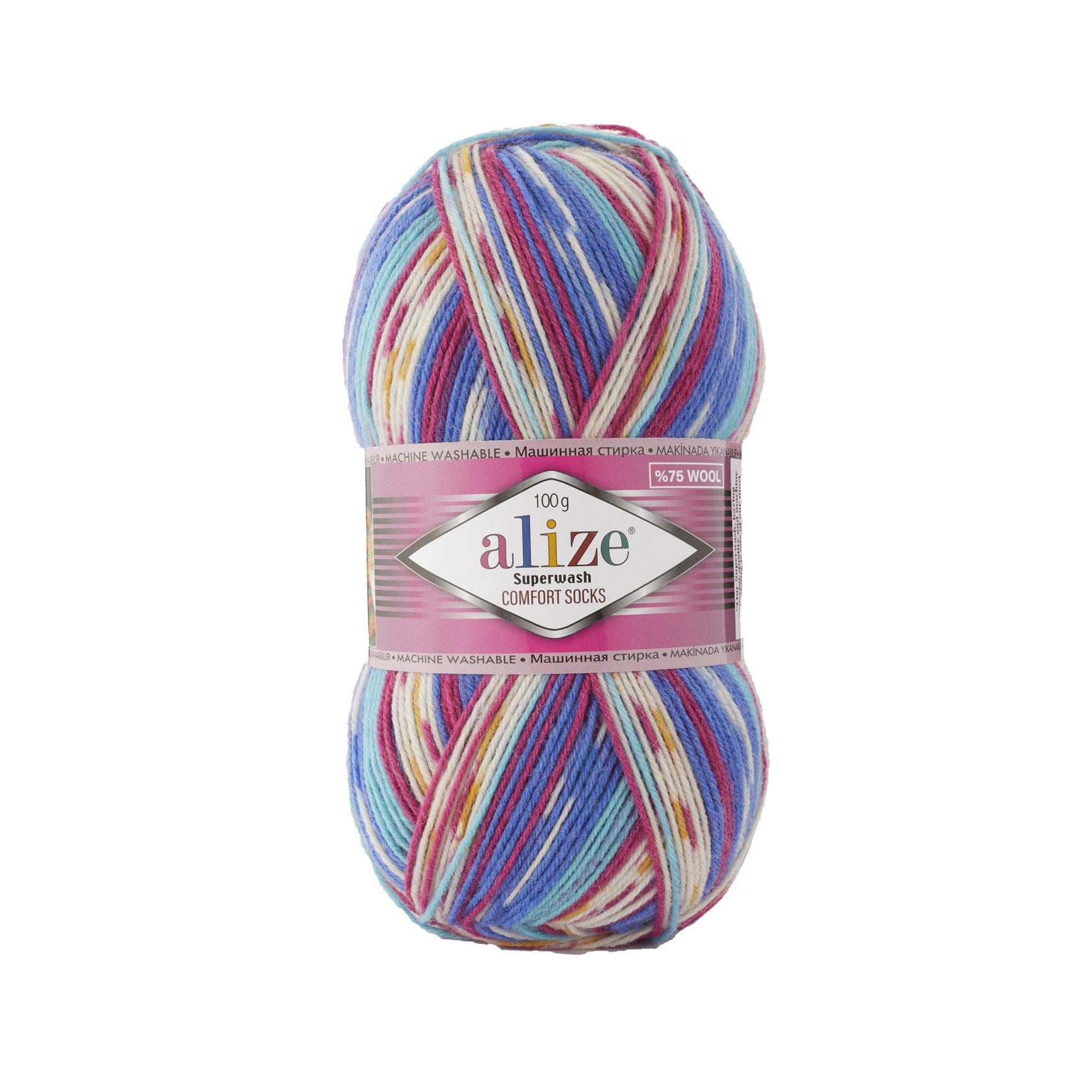 Пряжа Alize Superwash 100 7654