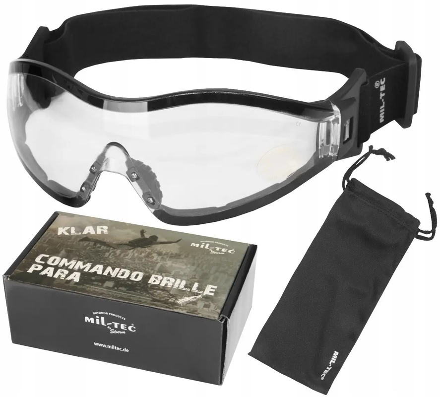 Очки стрелковые Mil-Tec Commando Para KLAR защитные (15615200)