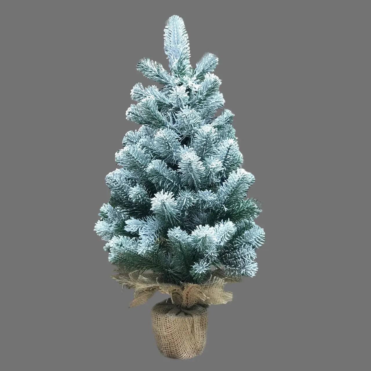 Искусственная елка в горшке заснеженная 90 см