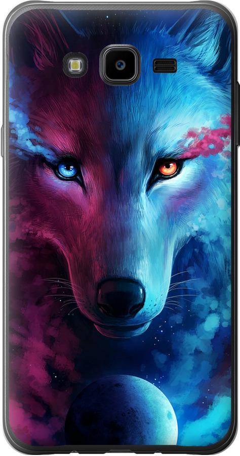 Чехол на Samsung Galaxy J7 Neo J701F Арт-волк (3999u-1402-42517)