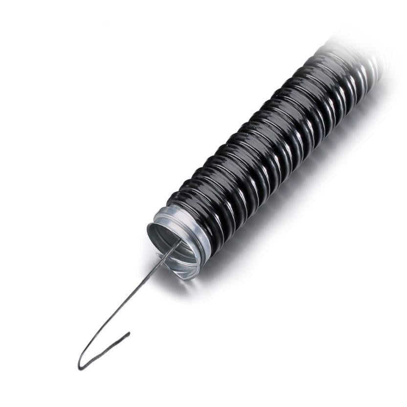 Металлорукав оцинкованный изолированный с протяжкой d 22 25 м Черный (28334723) Металлорукав оцинкованный изолированный с протяжкой d 22 25 м Черный (28334723)