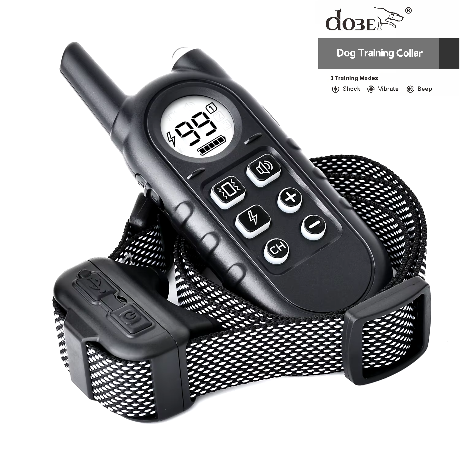 Нашийник електронний DOBE DB62 mini до 400 м для дресирування маленьких собак від 2,3 кг (201.2) - фото 17 Нашийник електронний DOBE DB62 mini до 400 м для дресирування маленьких собак від 2,3 кг (201.2) - фото 17
