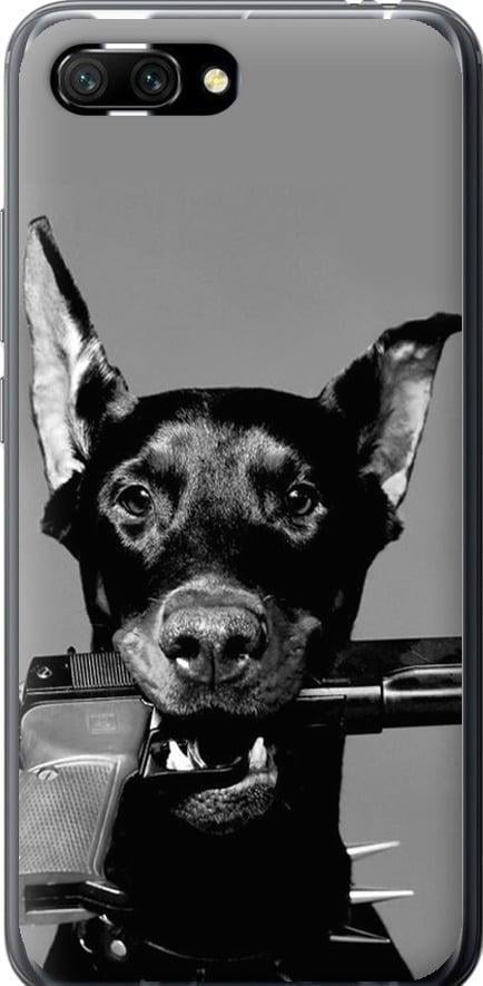 Чехол на Huawei Honor 10 Доберман (2745u-1496-42517)