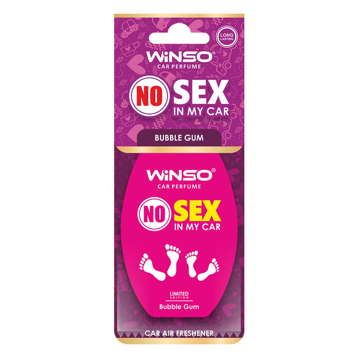 Освежитель воздуха WINSO NO Sex in My Car целлюлозный ароматизатор