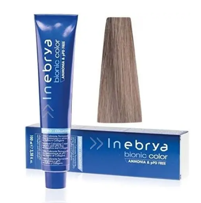 Крем-краска для волос INEBRYA Bionic Сolor стойкая без аммиака 100 мл 8/1 светло-русый пепельньй Крем-краска для волос INEBRYA Bionic Сolor стойкая без аммиака 100 мл 8/1 светло-русый пепельньй