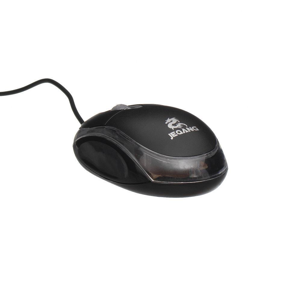 Компьютерная мышка USB JEQANG JM-009 Черный (629) - фото 2 Компьютерная мышка USB JEQANG JM-009 Черный (629) - фото 2