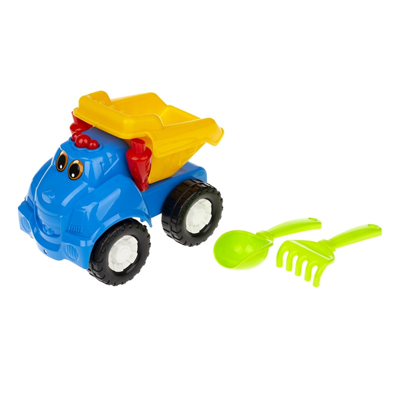 Пісочний набір Colorplast Самоскид "Смайл" №1 0121 Синій (RLT23414s30241)