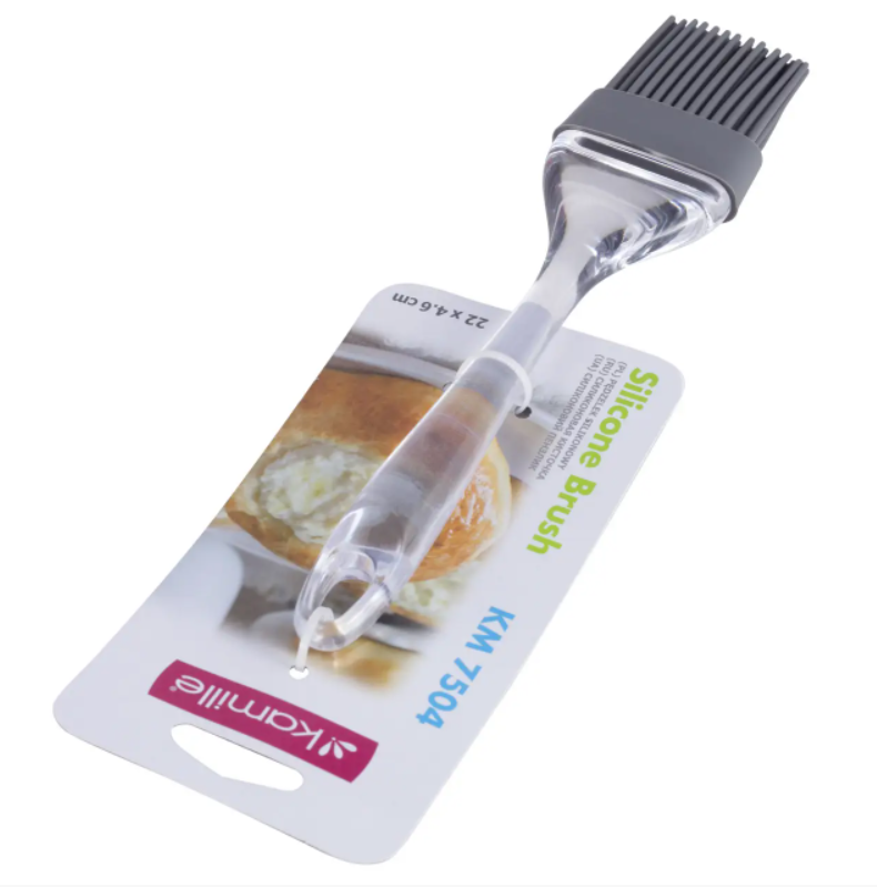 Кисточка силиконовая Kamille KM-7504 22х5 см Серый (NA001867)