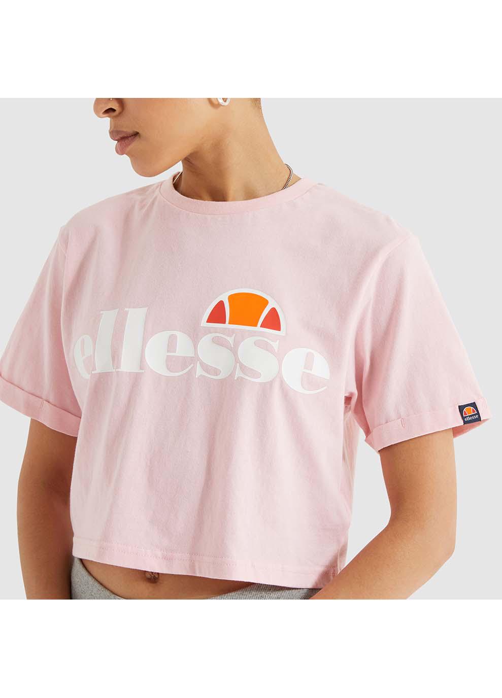 Футболка жіноча Ellesse Alberta Cropped Tee XL Рожевий (7dSGS04484-808 XL) - фото 4