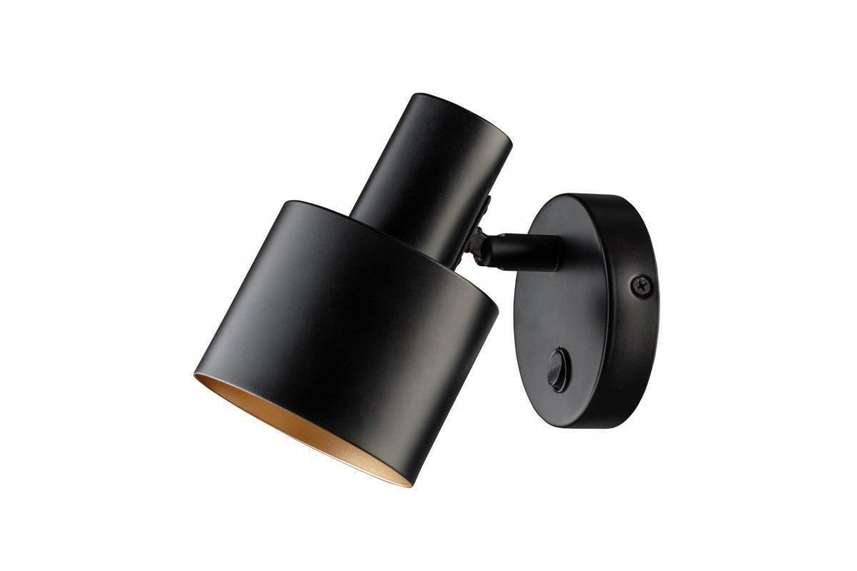 Светильник настенный GTV SELVIA II с включенным 3446 50/60 Гц E14 IP20 Черный/Золотой (00000036400)