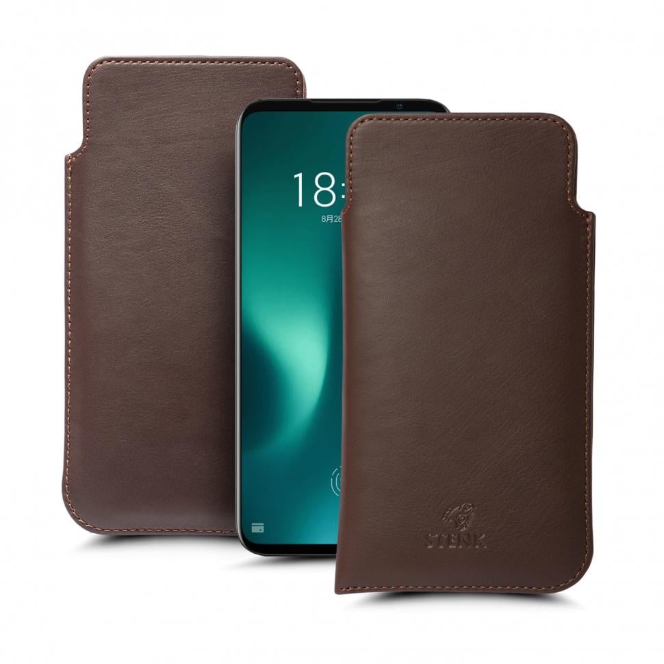 Футляр Stenk Elegance для Meizu 16s Pro Коричневый (66100)