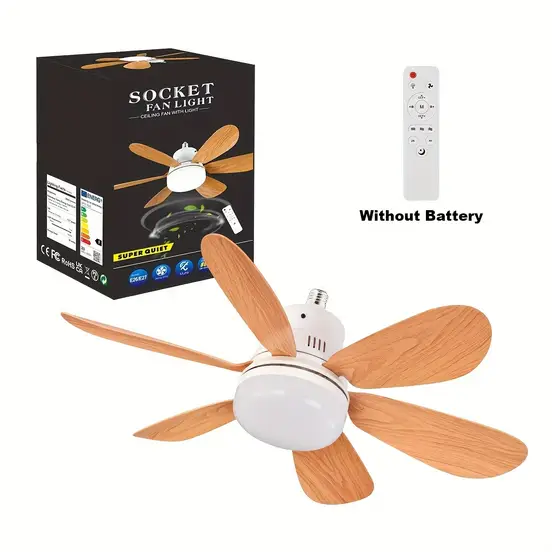 Вентилятор стельовий зі світлом 2в1 6 лопостями під дерево 30 Вт (FA-520) - фото 9 Вентилятор стельовий зі світлом 2в1 6 лопостями під дерево 30 Вт (FA-520) - фото 9