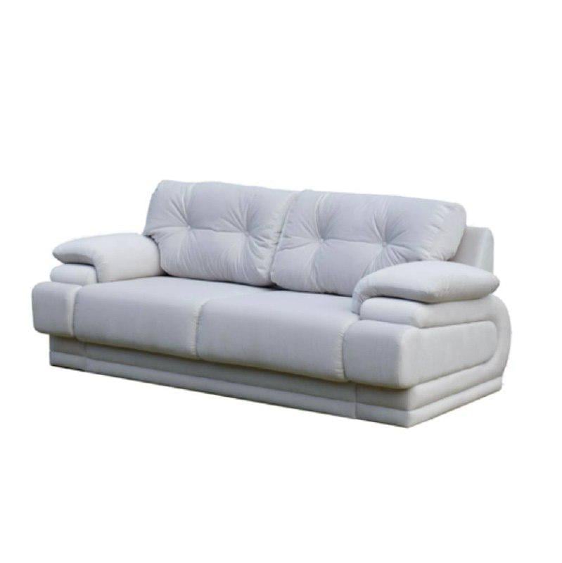 Диван нераскладной Вуди Париж дерево/ламинированная ДСП/тканьБелый