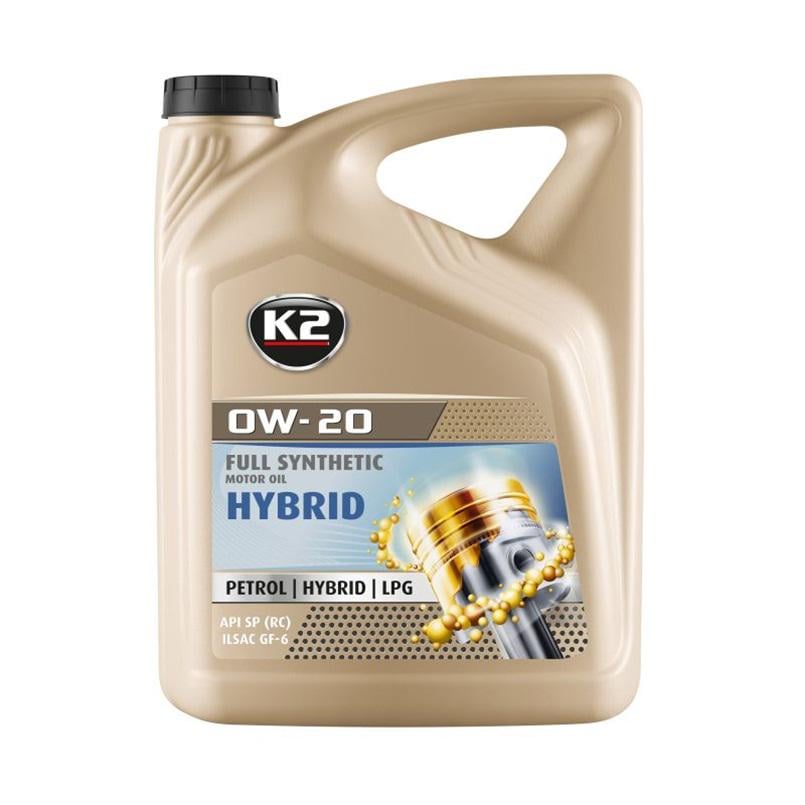 Моторне мастило K2 Hybrid Oil 0W-20 5 л (O0525E)