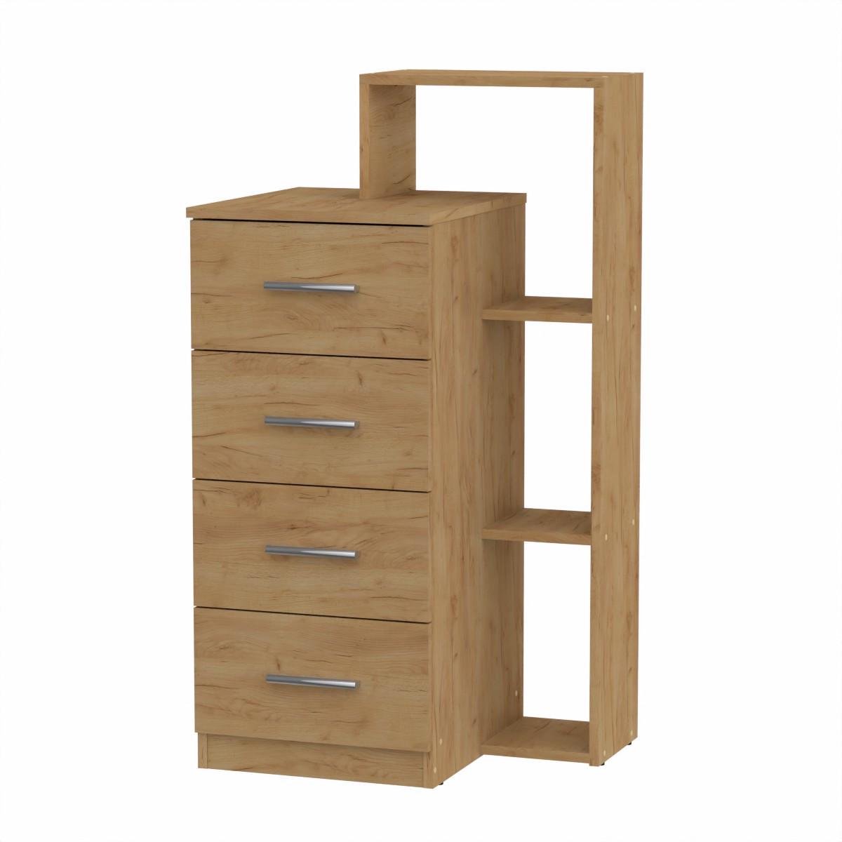 Комод Компанит с ящиками и полками Дуб крафт золотой (26969732) Комод Компанит с ящиками и полками Дуб крафт золотой (26969732)