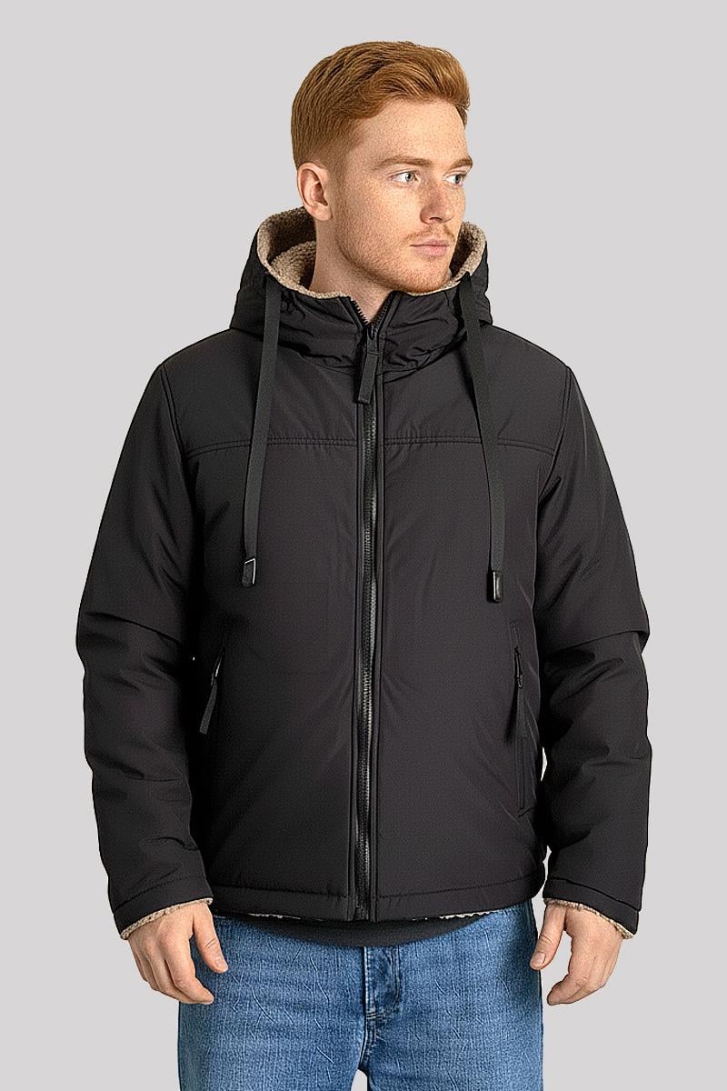 Куртка мужская двухсторонняя р. 50 (SB-24275-teddy-2)
