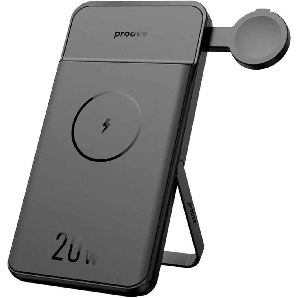 Зовнішній акумулятор Proove Power Stand 2 in 1 10000 mAh 20W Black (PBPS20030001)