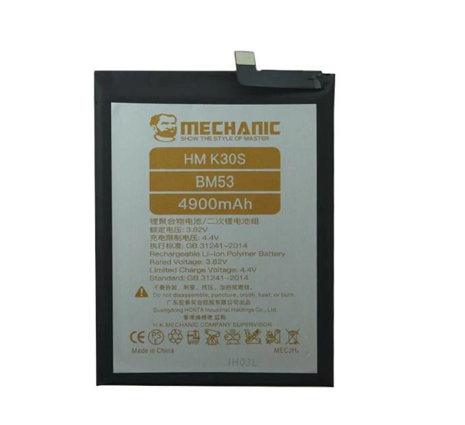 Акумулятор Mechanic BM53 для Xiaomi Mi 10T/Xiaomi Mi 10T Pro/Redmi K30S Ultra 4900mAh