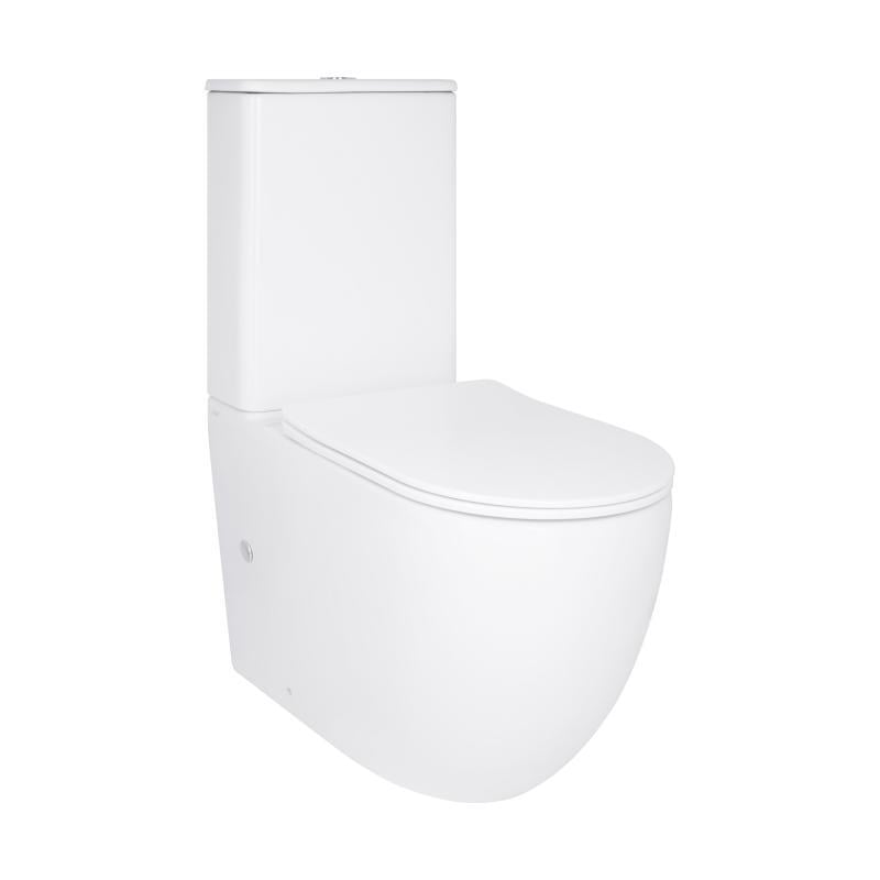 Унитаз напольный Qtap Robin New Ultra Quiet безобедочный с сиденьем Soft-close QT13226083AW White (2622385845) Унитаз напольный Qtap Robin New Ultra Quiet безобедочный с сиденьем Soft-close QT13226083AW White (2622385845)
