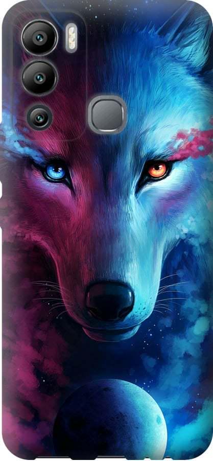 Чехол на Infinix Hot 12i Арт-волк (3999u-2863-42517)
