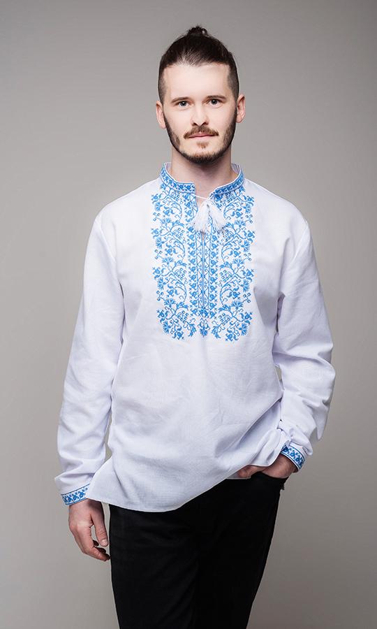 Вишиванка чоловіча Вишиваночка р. 60 Білий (317-3б)